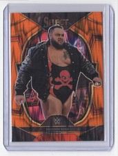 2023 Panini Select WWE Orange Flash Prizm Bronson Reed #100