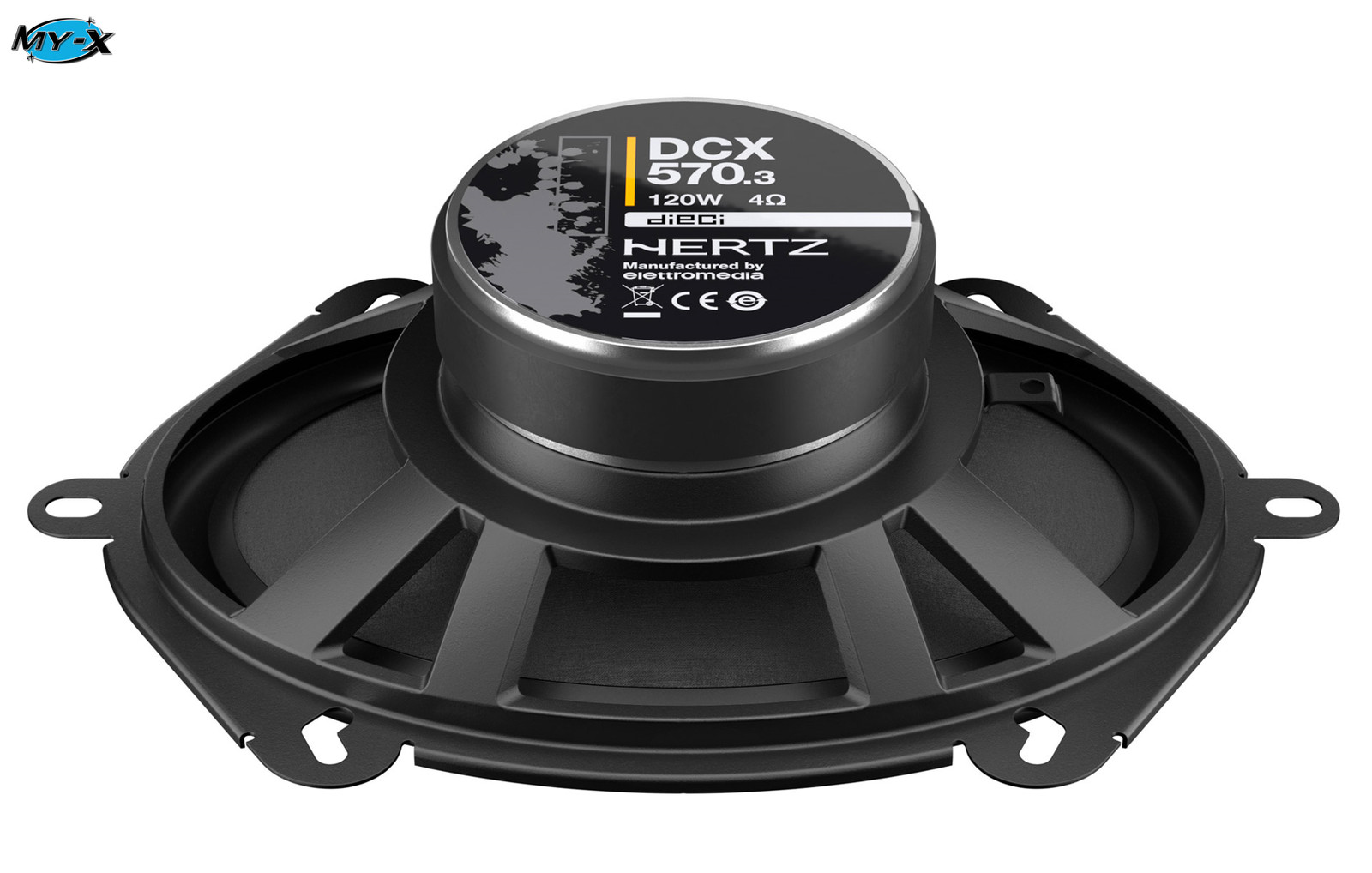 Hertz DCX 570.3 Coassiali Auto 5x7 - Suono Nitido 120W Originale