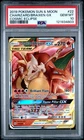 2019 POKEMON SUN & MOON COSMIC ECLIPSE CHARIZARD/BRAIXEN GX#22 PSA 10