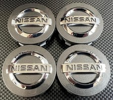 🟢 4x Original Nissan  Felgendeckel / Nabendeckel / Felgenkappen 55mm 🟢