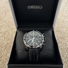 Orologio Seiko Sportura cronografo uomo nero - mai indossato. Avrà bisogno di batteria nuova