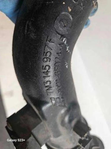 VW SHARAN 7M8, 7M9, 7M6 Ladeluftkühlerschlauch 7m3145957f 1.90 Diesel 34690880