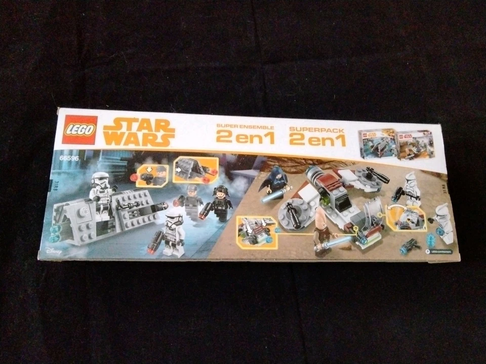 LEGO Star Wars: Star Wars 2en 1 Super Ensemble Superpak 66596. Nueva caja sellada Foto 2 de 4