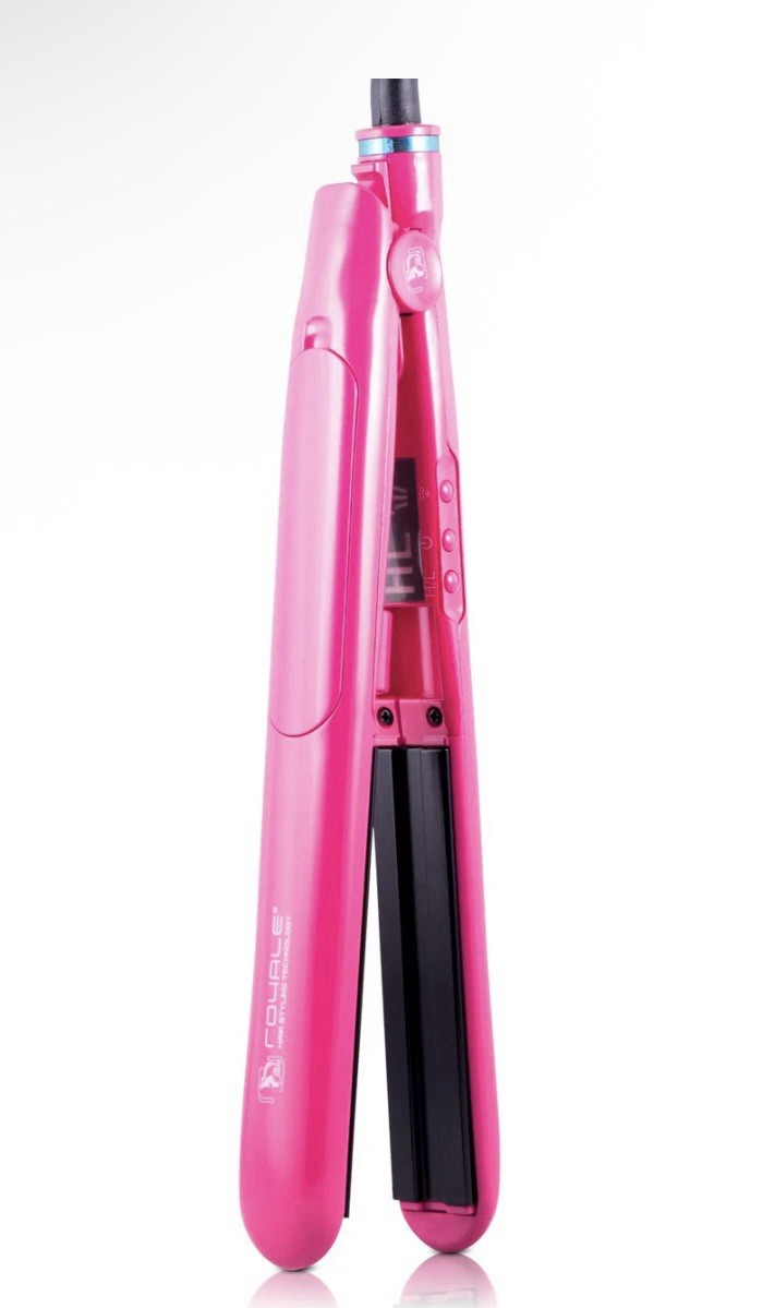 Royale Pro Vapor Pink Styling Iron- Brand New In Box-- Flat  display picture 1