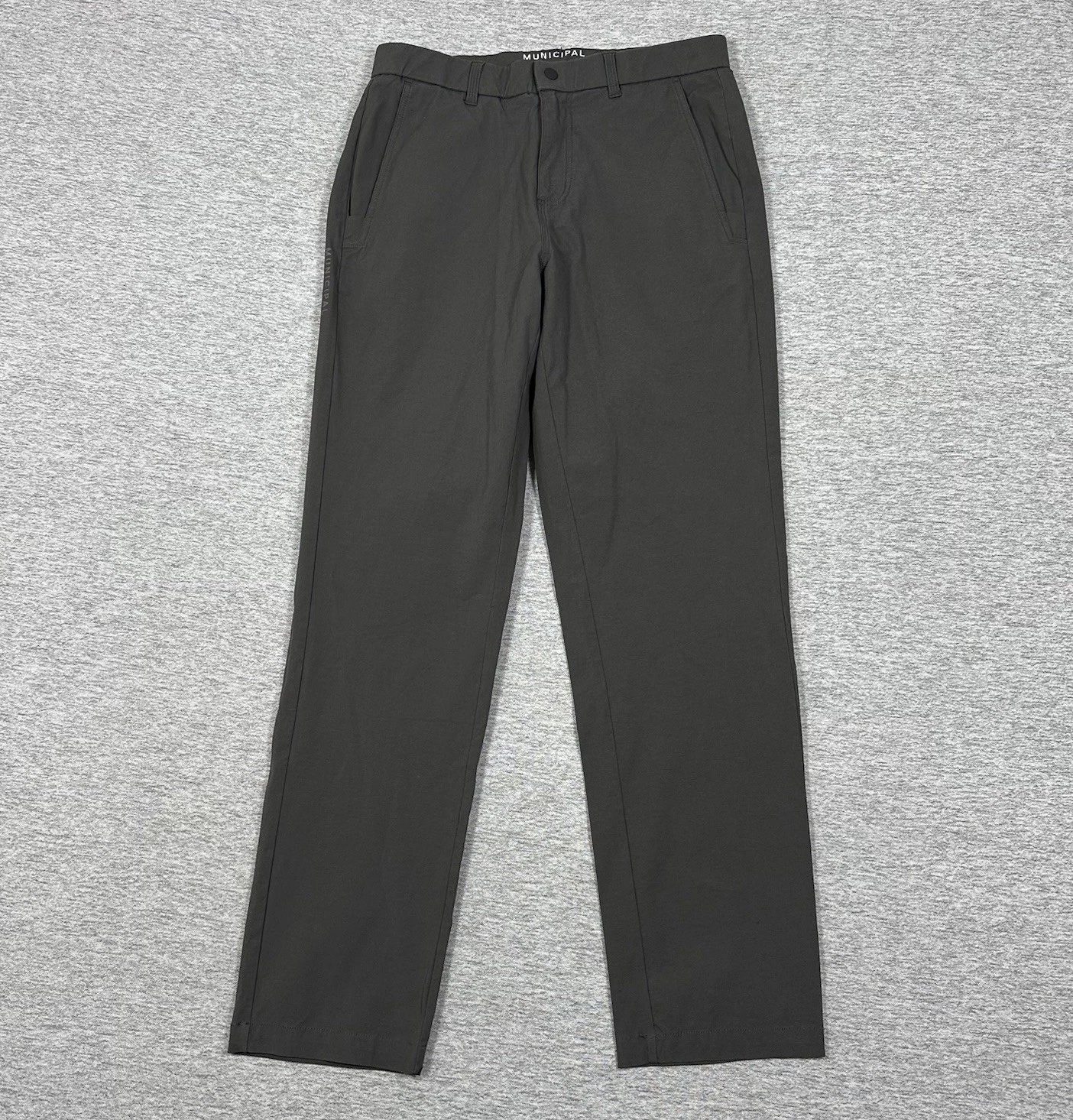 Municipal Sport Utility Gear Pants Mens 30x30 Gray Stretch Chino Outdoor Hiking
