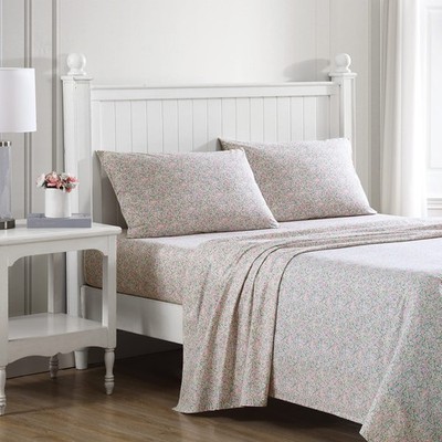 Lovestone Pink Twin XL Bedding Set  Percale Fabric Elegant Dorm Room Essentials