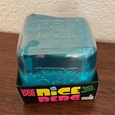 NeeDoh Nice Berg Blue Liquid Filled Super Solid Squish Squeeze Toy