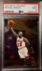 1997 Metal Universe #23 Michael Jordan Bulls HOF PSA 9 MINT Beautiful Card