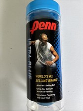 1 Canister of 3 Balls Penn Ultra - Blue Racquetballs Handballs 1 Open