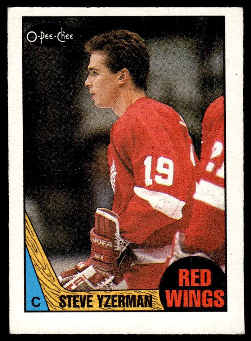 1987-88 O-Pee-Chee Steve Yzerman Detroit Red Wings #56