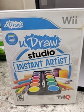 uDraw Studio Instant Artist Wii Video Game Art Creation