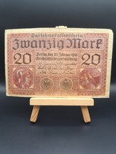 20 Mark Dahrlehnschein | 1918 | Gebrauchter Zustand | Reichsschuldenverwaltung
