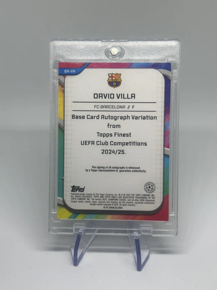 2024/25 Topps David Villa Mejor Fútbol Barcelona/10 Champions League SSP Foto 2 de 2