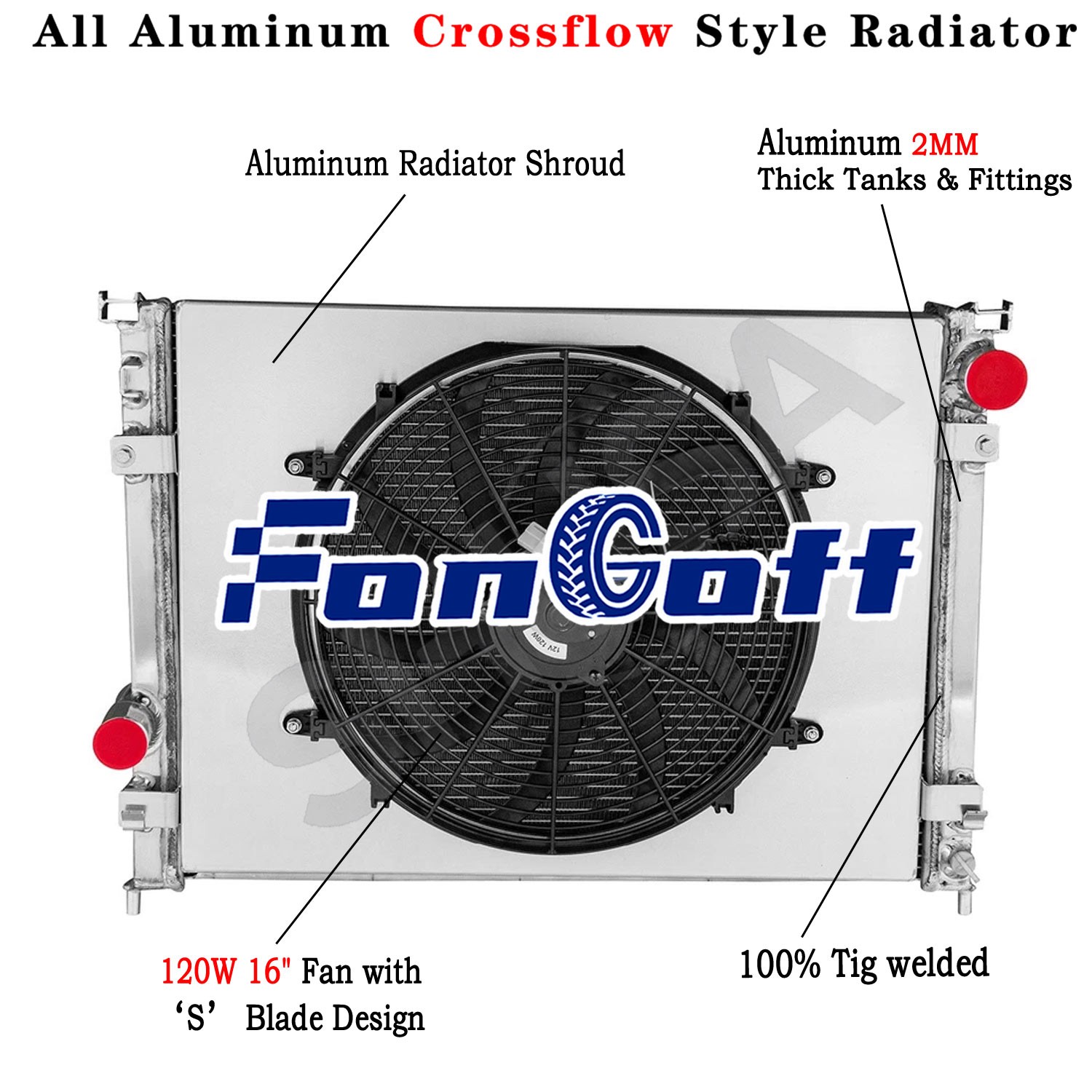 3Row Radiator&Shroud Fan For 09-2015,13 Dodge Charger Challenger Chrysler 300 MT