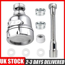 360° Swivel Water Tap Kitchen Sink Faucet Filter Extension Hose Nozzle Sprayer
