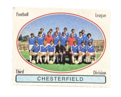 Panini Fußball 82 - # 387 - CHESTERFIELD TEAM GROUP