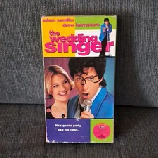 New Line Home Video The Wedding Singer VHS Comedy Frank Coraci Adam Sandler 1998 New Line Home Video The Wedding Singer VHS Comedy Frank Coraci Adam Sandler 1998