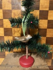 Signed Michael Bonne Copper Coppersmith 3D Songbird Flying Christmas Ornament 90