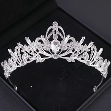 Bridal Headwear Purple-Colour Women's Grand Party Crown Birthday Tiaras