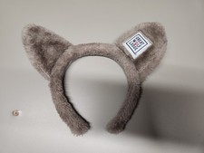 Great Wolf Lodge Wolf Dog Animal Ears Headband Costume Accessory Plush Faux Fur