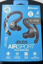 JLab JBuds Air Sport True Wireless Earbuds Black New