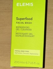 Elemis Superfood Facial Wash Refreshing Gel, Cleanser, 200ml