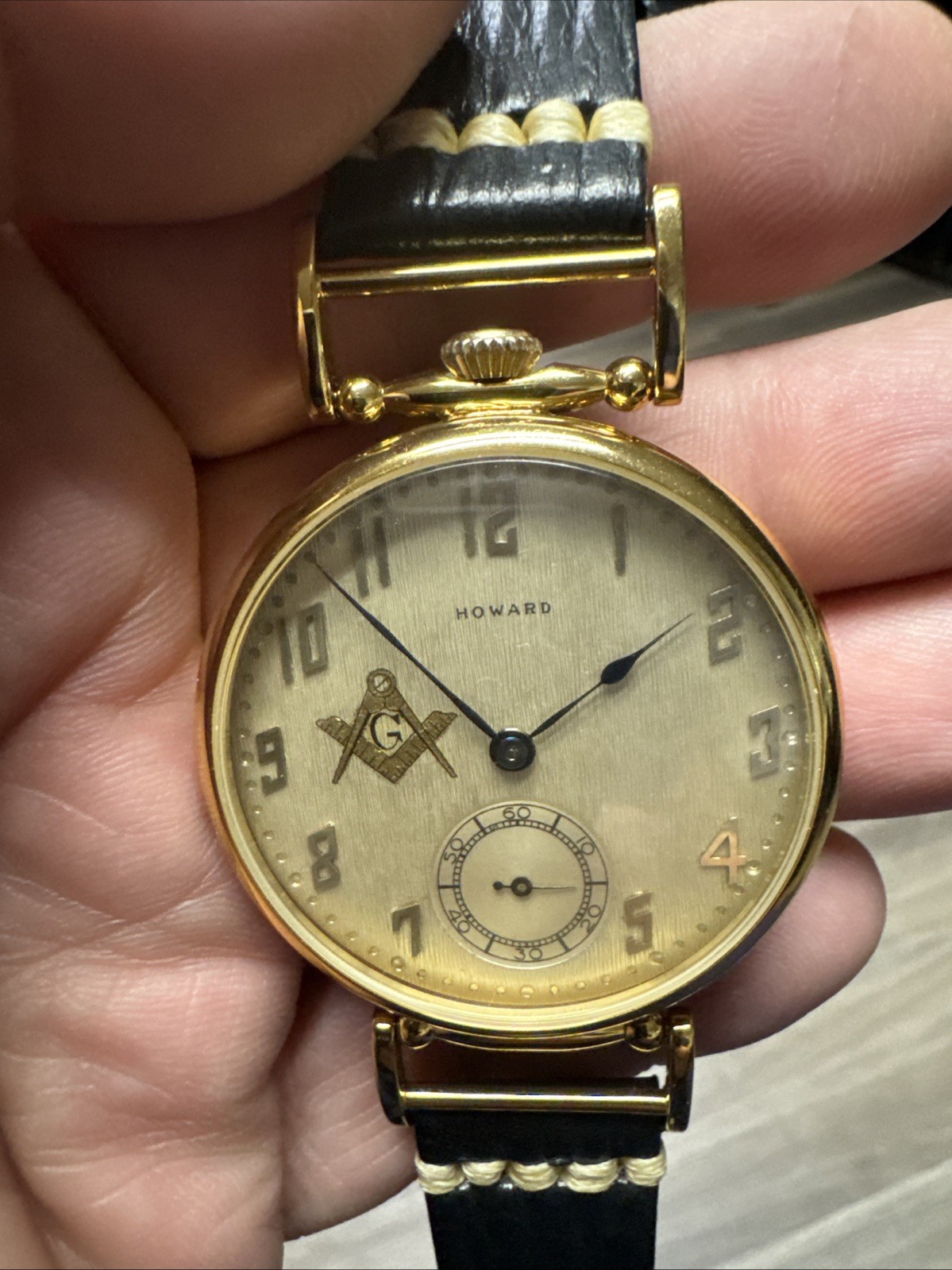 1921 E. Howard & Co 1921 Pocket Watch Converted To Wristwatch - SN 35229 -