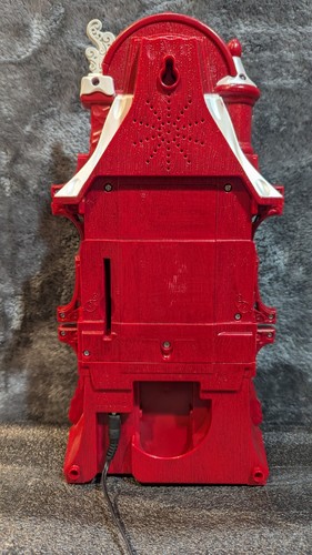 2018 Hallmark Keepsake Red Santa's Christmas Clock Lights, Music And Movement - Picture 10 of 18