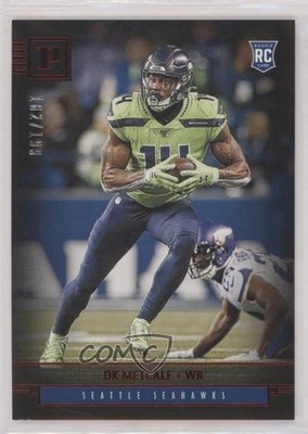 2019 Panini Chronicles Panini Red 182/199 DK Metcalf #P22 Rookie RC v9t