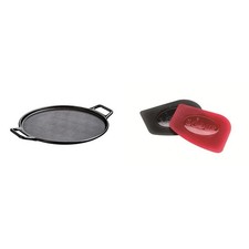 Lodge BOLD 14 In. Seasoned Cast Iron Pizza Pan & Scraper - Crispy Crust