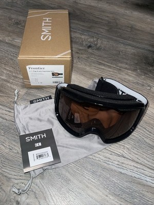 SMITH FRONTIER SNOW GOGGLES RED SOL LENSES RC36 Filter S2 NEW W STORAGE BAG