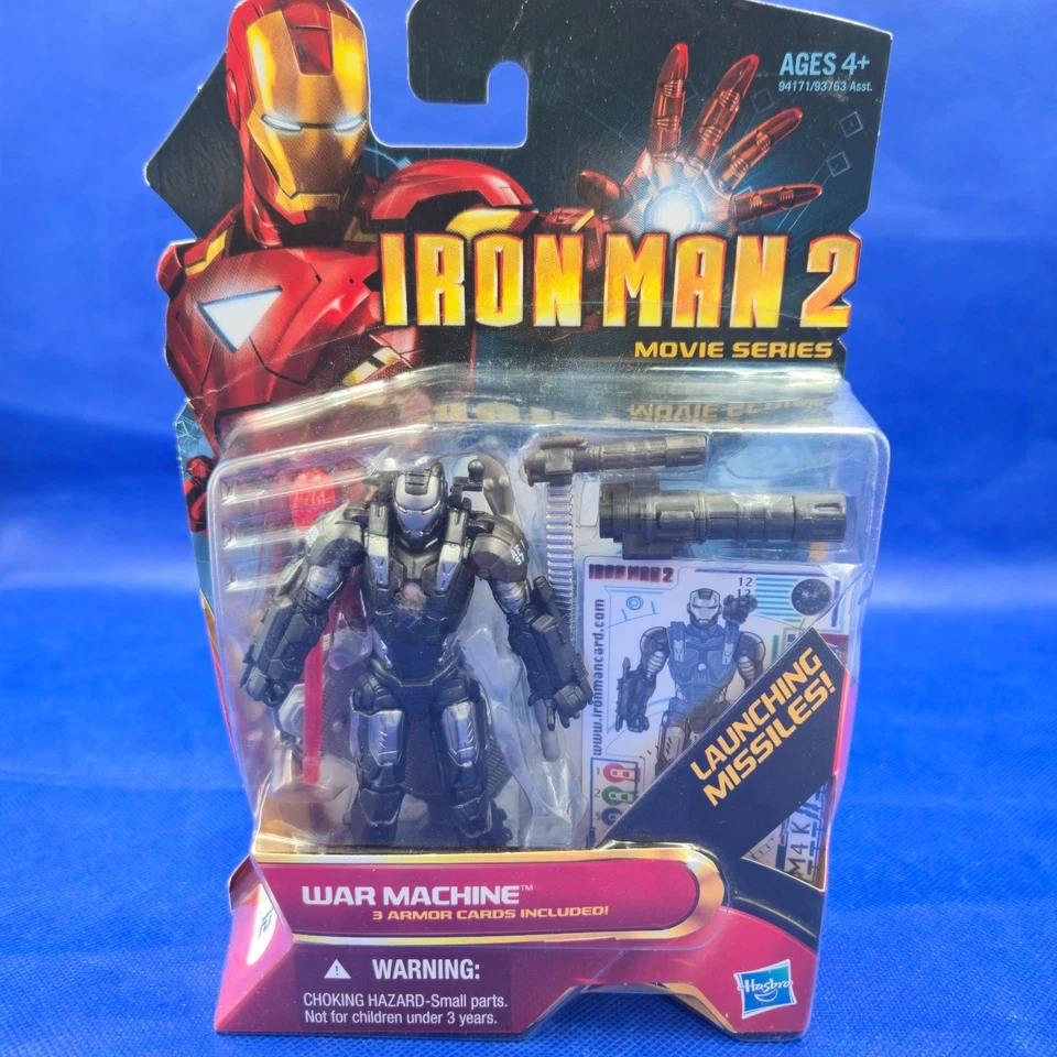 Iron Man 2 Hasbro Lote de 4 Figuras Máquina de Guerra Mark IV VI Serie de Películas de Cómic Foto 2 de 4