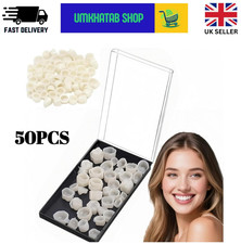 50PCS Temporary Crown Kit for Teeth Revitalize,Dental Temporary Tooth Cap Crown