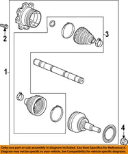 GM OEM 20-26 Escalade ESV Rear Suspension Axle Shaft-Axle Assy Bolt 11601744