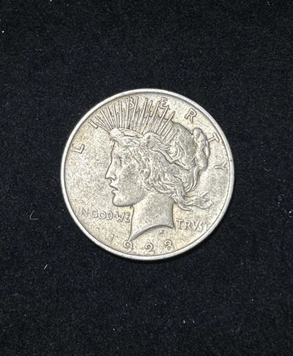 1923 Silver Peace Dollar Coin VF