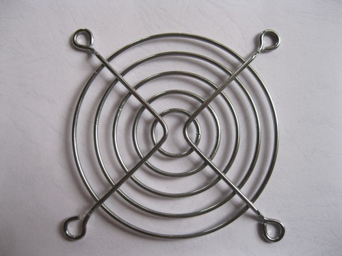 6 pcs DC Fan Grill Protector Silver Metal Finger Guard Used for 80mm Fan 8cm New - 第 2/3 張圖片