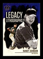 2021 Panini Diamond Kings Legacy Lithographs #LL-5 RANDY JOHNSON  Diamondbacks 