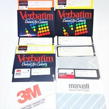 Vintage MICROSOFT WORKS 1.0 1988 PC Complete 8 5.25" Floppy Disks Not Tested