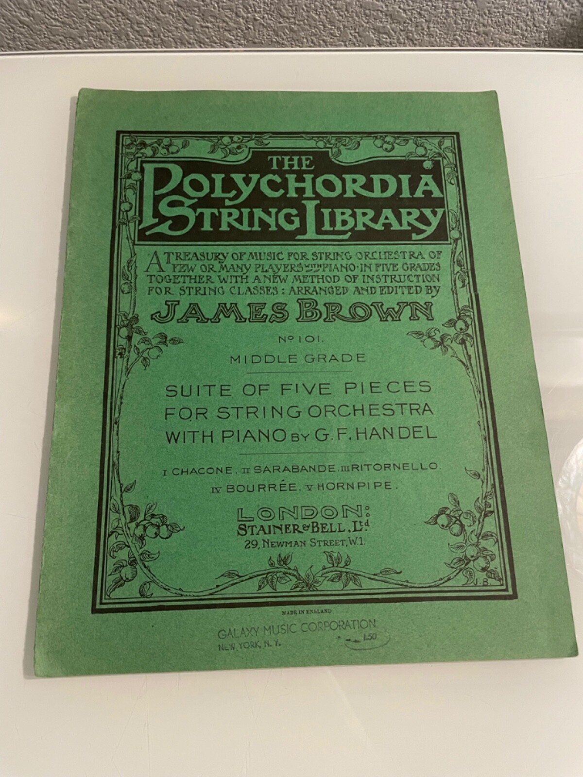 The Polychordia String Library Paperback James Brown suite 5 Pieces ...