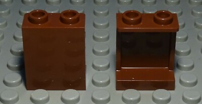 Lego Contenitore Da Parete 1x2x2 Nuovo Marrone Pezzi