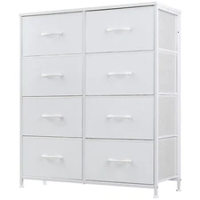 Dresser with 8 Drawers for Bedroom Organizer Storage Fabric Chest of Drawers