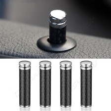 4pcs Car Interior Door Lock Knob Pull Pin Cover Off Road Carbon Fiber Suv Truck 4pcs Car Interior Door Lock Knob Pull Pin Cover Off Road Carbon Fiber Suv Truck