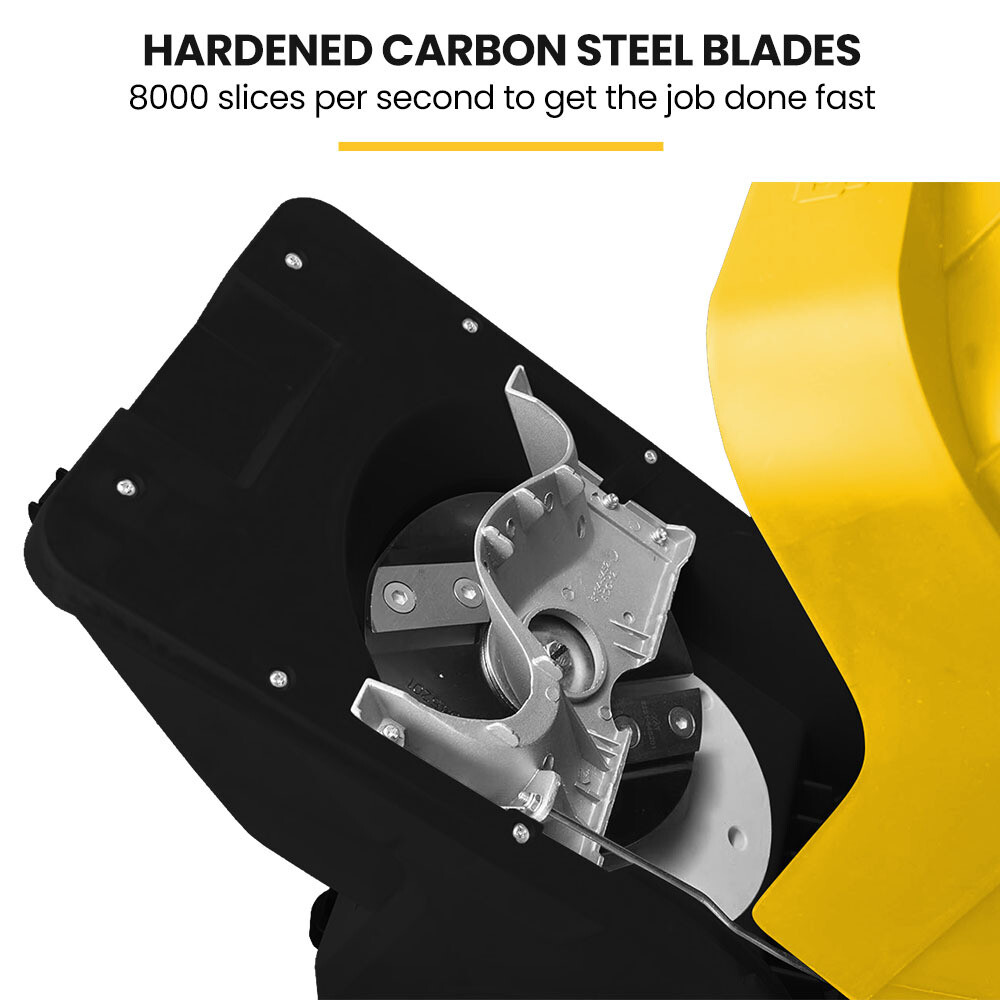 MICHIGAN 2500W Electric Garden Mulcher Shredder Portable Wood Chipper on Wheels eBay