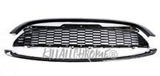 MINI Gloss Black 3 Piece Grill Kit R55 R56 R57 R58 R59 One Cooper 2010-2013 LCI