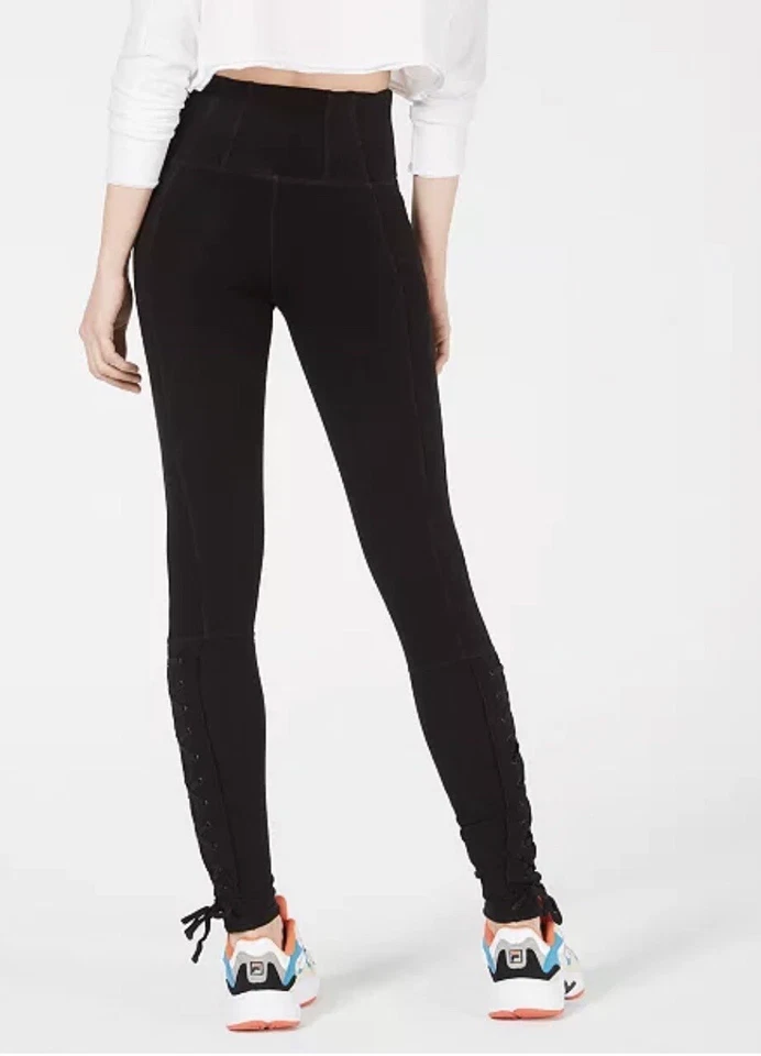 NEW Free People FP Movement Pixi Lace Up Adjustable Leggings Control Panels XS - Image 2 of 4