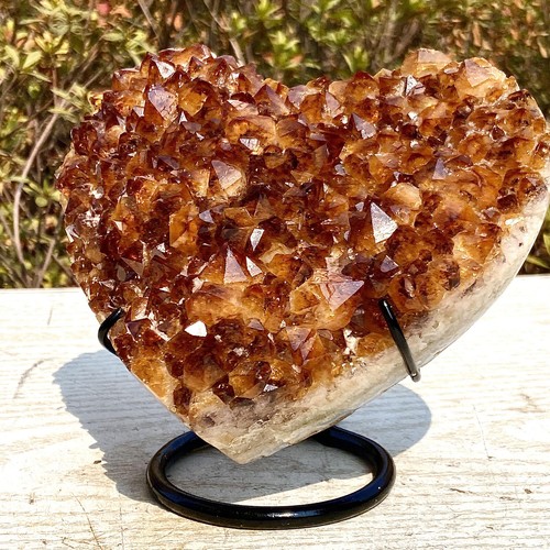 3.32LB Natural citrine heart solar chakra stone gift - 第 2/13 張圖片
