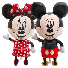 2 Pc Disney Minnie Mickey Mouse Helium Balloon Set Kids Birthday Party Balloons