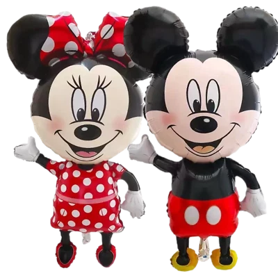2 Pc Disney Minnie Mickey Mouse Helium Balloon Set Kids Birthday Party Balloons