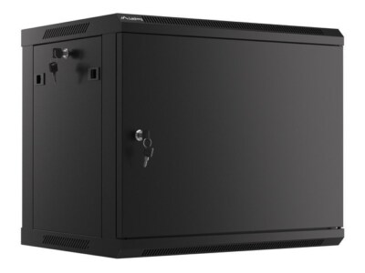 5901969430110 Lanberg WF01-6409-00B Rack 9U Wandmontiertes Regal Schwarz Lanberg