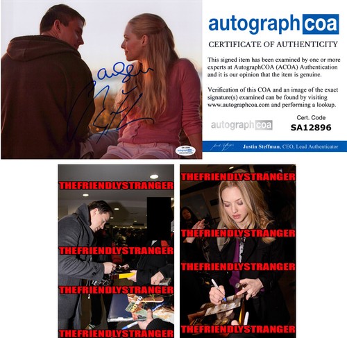 Amanda Seyfried & Channing Tatum signed "DEAR JOHN" 8x10 Photo PROOF a ACOA COA